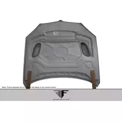 2015-2019 BMW X6 F16 / X6M F86 AF-1 Hood ( GFK ) - 1 Piece image - 12