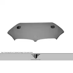 2015-2019 BMW X6 F16 / X6M F86 AF-1 Hood ( GFK ) - 1 Piece image - 13