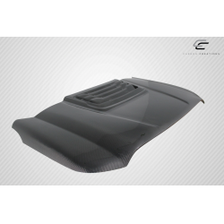 2011-2016 Ford Super Duty F250 F350 F450 Carbon Creations Raptor Look Hood - 1 Piece image - 11