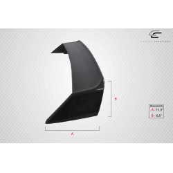 Universal Carbon Creations DriTech Skyline R32 Look Wing Spoiler - 1 Piece image - 10