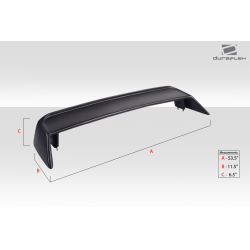 Universal Duraflex Skyline R32 Look Wing Spoiler - 1 Piece image - 9