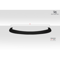 Universal Duraflex Type 3 Front Lip Splitter - 1 Piece image - 11