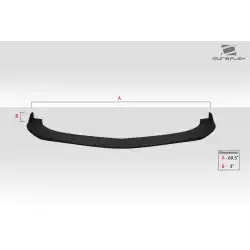 Universal Type 4 Front Lip Splitter - 1 Piece image - 12