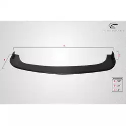 Universal Type 4 Front Lip Splitter - 1 Piece image - 8
