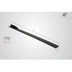 Universal Carbon Creations DriTech C-Speed Side Splitters - 4 Piece image - 10