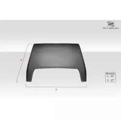 Universal Ram Air Type 6 Hood Scoop - 1 Piece image - 15