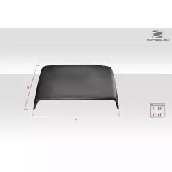 Universal Ram Air Type 3 Hood Scoop - 1 Piece image - 13