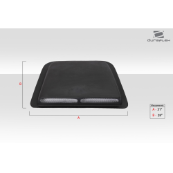 Universal Duraflex MPR 6 Hood Scoop - 1 Piece image - 10