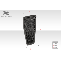 Universal Duraflex Trackstar 3 Hood Vents - 3 Piece image - 14
