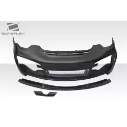 2005-2011 Porsche 911 Carrera 997 Tecnika Front Bumper - 4 Piece image - 11