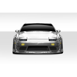 1989-1994 Nissan 240SX S13 Duraflex V-Speed Wide Body Front Bumper - 3 Piece image - 6