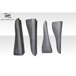 2003-2007 Infiniti G Coupe G35 Duraflex Vader Side Skirts Rocker Panels Add Ons Spat Extensions - 4 Piece image - 12
