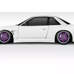 1989-1994 Nissan 240SX S13 WX9 Side Skirts Rocker Panels - 2 Piece image - 8