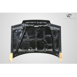 1988-1991 Honda Civic HB CR-X Carbon Creations SiR Look Style Hood - 1 Piece image - 7