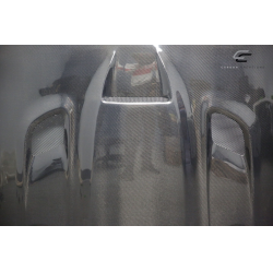 2018-2025 Jeep Wrangler JL Gladiator JT Carbon Creations Hellcat Look Hood - 1 piece image - 12