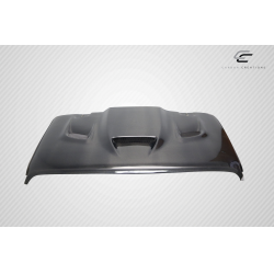 2018-2025 Jeep Wrangler JL Gladiator JT Carbon Creations Hellcat Look Hood - 1 piece image - 15