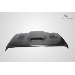 2018-2025 Jeep Wrangler JL Gladiator JT Carbon Creations Hellcat Look Hood - 1 piece image - 16