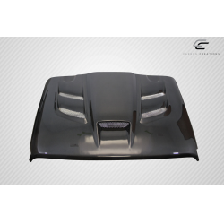 2018-2025 Jeep Wrangler JL Gladiator JT Carbon Creations Viper Look Hood - 1 piece image - 9