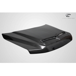 2017-2022 Ford Super Duty F250 F350 F450 Carbon Creations GT500 Hood - 1 Piece image - 7