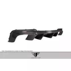 2011-2016 BMW M5 F10 Carbon AF-1 Rear Diffuser ( CFP ) - 1 Piece image - 9