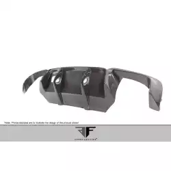 2011-2016 BMW M5 F10 Carbon AF-1 Rear Diffuser ( CFP ) - 1 Piece image - 13