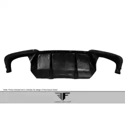 2011-2016 BMW M5 F10 Carbon AF-1 Rear Diffuser ( CFP ) - 1 Piece image - 14