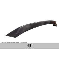 2011-2016 BMW 5 Series F10 Carbon AF-1 Rear Trunk Wing Spoiler ( CFP )  - 1 Piece image - 13