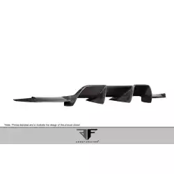 2012-2019 BMW M6 F12 Carbon AF-1 Rear Diffuser ( CFP ) - 1 Piece image - 8