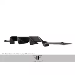 2012-2019 BMW M6 F12 Carbon AF-1 Rear Diffuser ( CFP ) - 1 Piece image - 9