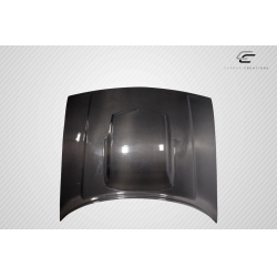 2008-2023 Dodge Challenger Carbon Creations TA Look Hood - 1 Piece image - 19