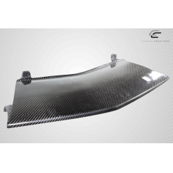 2004-2013 Lamborghini Gallardo Carbon Creations LP560 LP570 Look Front Middle Add On Lip Spoiler Air Dam - 1 Piece image - 9