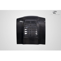 1987-1993 Ford Mustang Carbon Creations GT500 V2 Hood - 1 Piece image - 10
