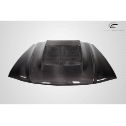 1994-1998 Ford Mustang Carbon Creations GT500 V2 Hood - 1 Piece image - 10