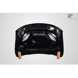 2011-2022 Jeep Grand Cherokee Carbon Creations Hellcat Look Hood - 1 Piece image - 13