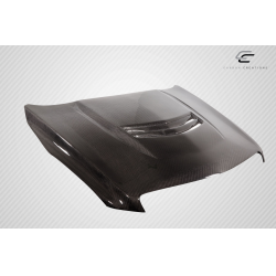 2012-2019 Cadillac ATS Carbon Creations V Look Hood - 1 Piece image - 11