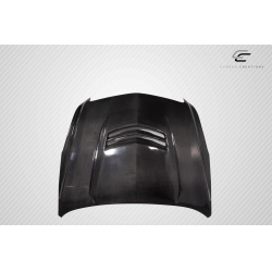 2012-2019 Cadillac ATS Carbon Creations V Look Hood - 1 Piece image - 15
