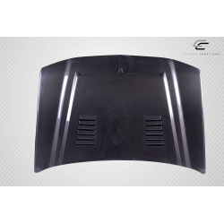 2002-2006 Chevrolet Avalanche (w/o cladding) 2003-2005 Silverado Carbon Creations GT500 Hood - 1 Piece image - 8