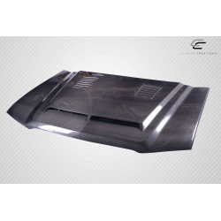 2002-2006 Chevrolet Avalanche (w/o cladding) 2003-2005 Silverado Carbon Creations GT500 Hood - 1 Piece image - 11