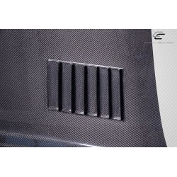 2002-2006 Chevrolet Avalanche (w/o cladding) 2003-2005 Silverado Carbon Creations GT500 Hood - 1 Piece image - 12