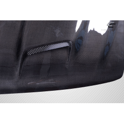 1999-2002 Chevrolet Silverado 2000-2006 Tahoe Suburban Carbon Creations Dual Ram Air Hood - 1 Piece image - 12