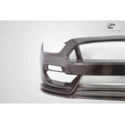 2015-2017 Ford Mustang Carbon Creations GT350 Look Front Bumper - 1 Piece image - 11