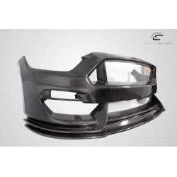 2015-2017 Ford Mustang Carbon Creations GT350 Look Front Bumper - 1 Piece image - 14