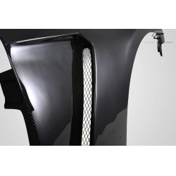 2010-2014 Ford Mustang Carbon Creations GT350 V2 Look Front Fenders - 2 Piece image - 10