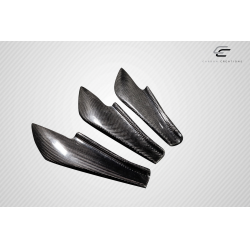 2013-2020 Scion FR-S Toyota 86 Subaru BRZ Carbon Creations GT500 V3 Rear Bumper Canards - 6 Piece image - 11