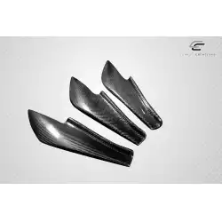 2013-2020 Scion FR-S Toyota 86 Subaru BRZ GT500 V3 Rear Bumper Canards - 6 Piece image - 11