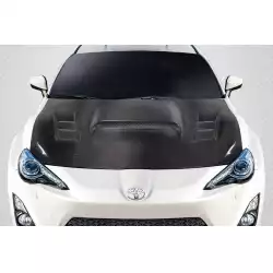 2013-2020 Scion FR-S Toyota 86 Subaru BRZ STI Look Hood - 1 Piece image - 9