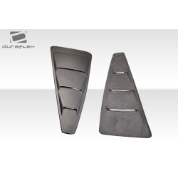 2015-2023 Ford Mustang Duraflex MPX Rear Window Scoops - 2 Piece (S) image - 9