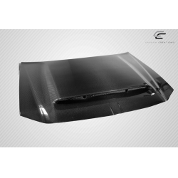 2005-2007 Dodge Magnum Carbon Creations Demon Look Hood - 1 Piece image - 11