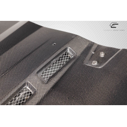 2007-2018 Jeep Wrangler JK Carbon Creations Avenger Hood - 1 Piece image - 15