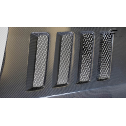 2015-2019 GMC Sierra 2500 3500 Heavy Duty Carbon Creations RKS Hood - 1 Piece image - 12